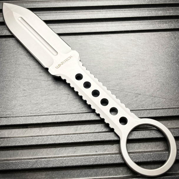 8.25" Tactical FIXED BLADE Full Tang Combat Hunting Throwing Knife w/ Sheath
