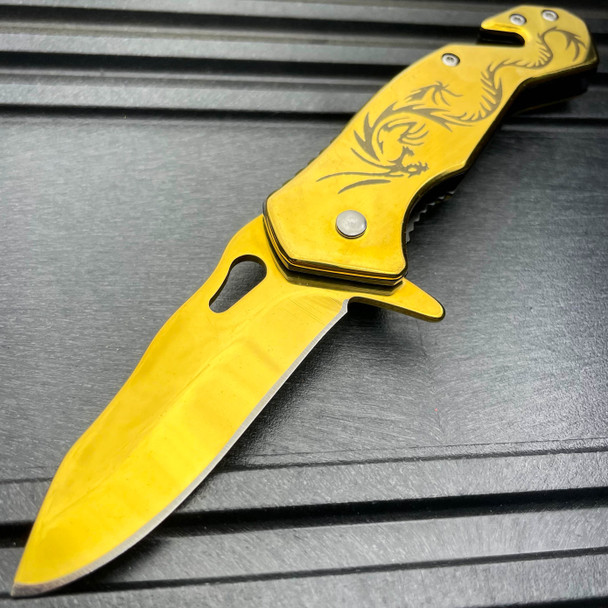 6" Dragon Rescue Pocket Knife