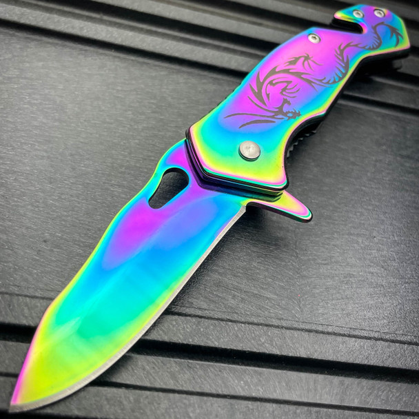6" Dragon Rescue Pocket Knife