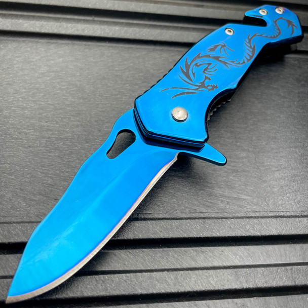 6" Dragon Rescue Pocket Knife