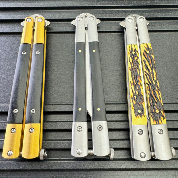 Drop Point Balisong Butterfly Knife