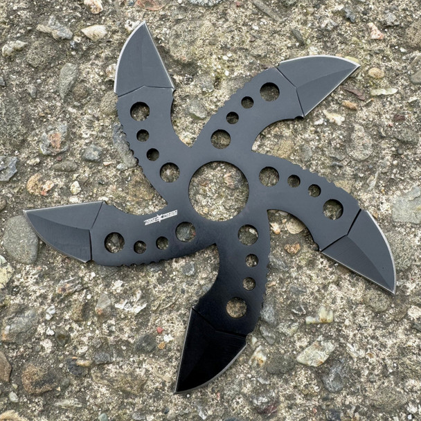 5 Sided Curved Throwing Star