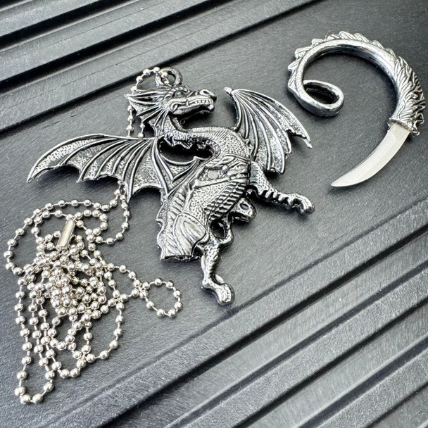 Dragon Fixed Blade Fantasy Neck Knife