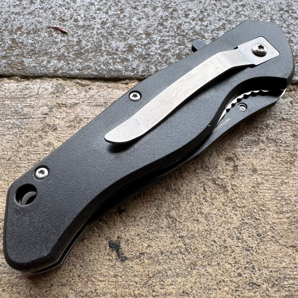 "Fight, Fight, Fight" President Trump Red & Blue Spring Assisted Knife