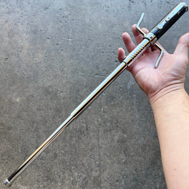 Self Defense Spring Powered Auto Opening Expandable Baton