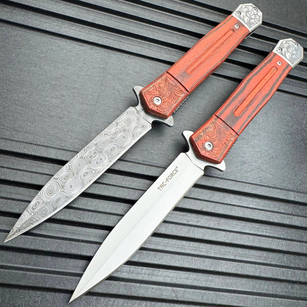 9.10" Spear Point Spring Assisted Pocket Knife