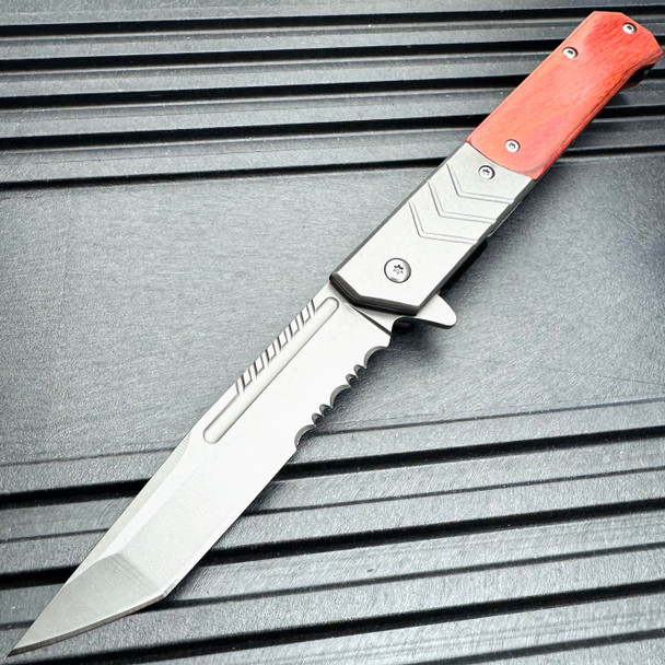 9" Military  G10 Spring Assisted Pocket Knife