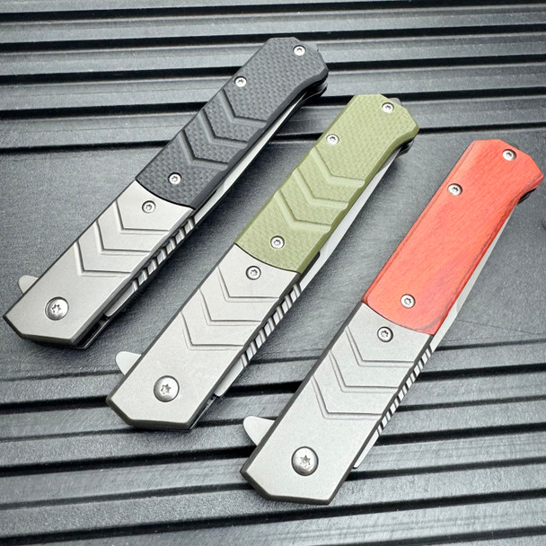 9" Military  G10 Spring Assisted Pocket Knife