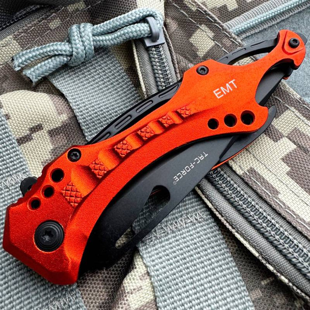 TAC FORCE SPRING ASSISTED TACTICAL FOLDING KNIFE Blade Open Pocket NEW