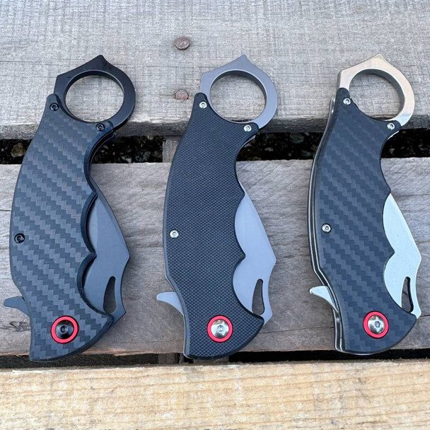 5.5" Tactical Karambit Ball Bearing Pocket Knife