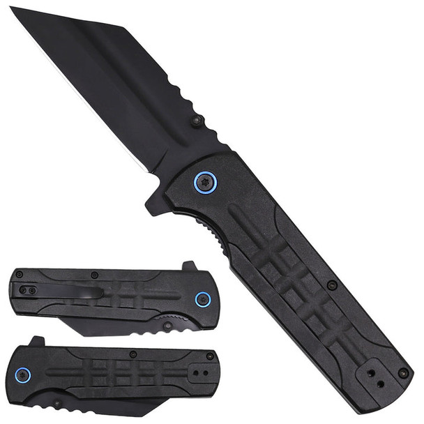 8.5" Sheepfoot Full Aluminum Pocket Knife