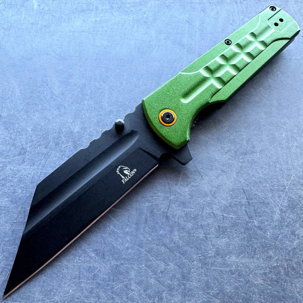 8.5" Sheepfoot Full Aluminum Pocket Knife