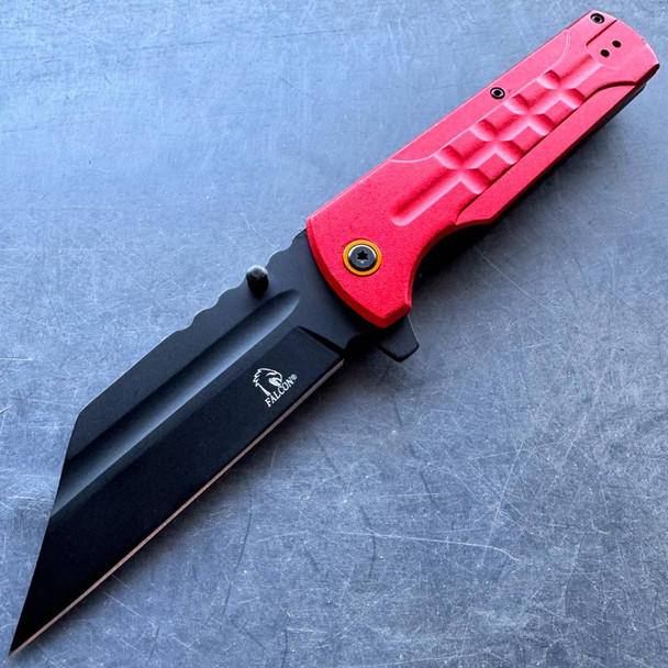 8.5" Sheepfoot Full Aluminum Pocket Knife