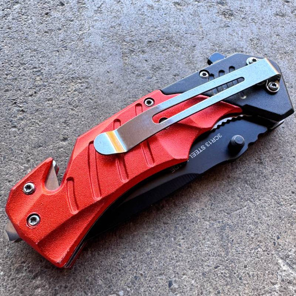 EMS EMT Rescue Pocket Knife