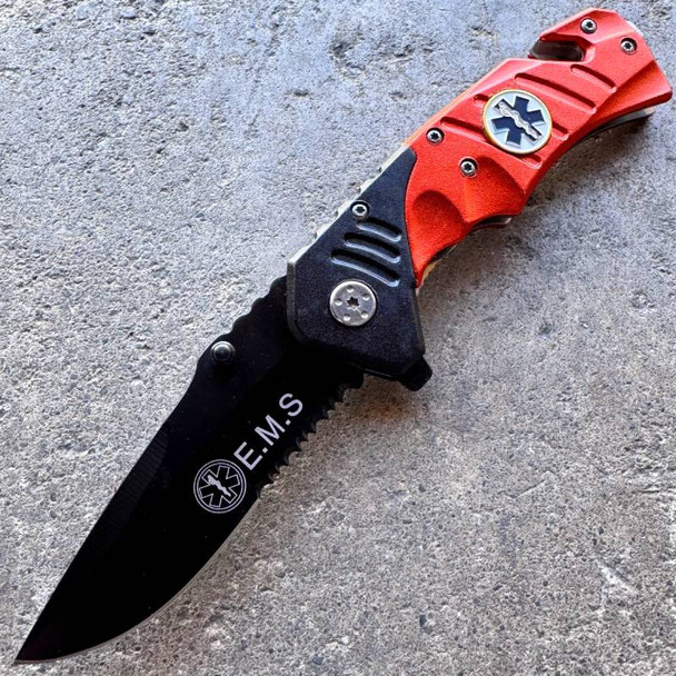 EMS EMT Rescue Pocket Knife