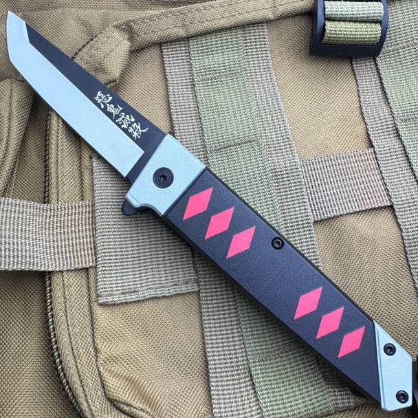 Anime Spring Assisted Pocket Knife