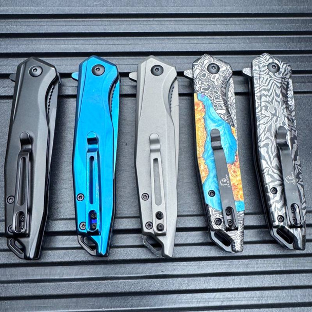 8.25" Spring Assisted Pocket Knife