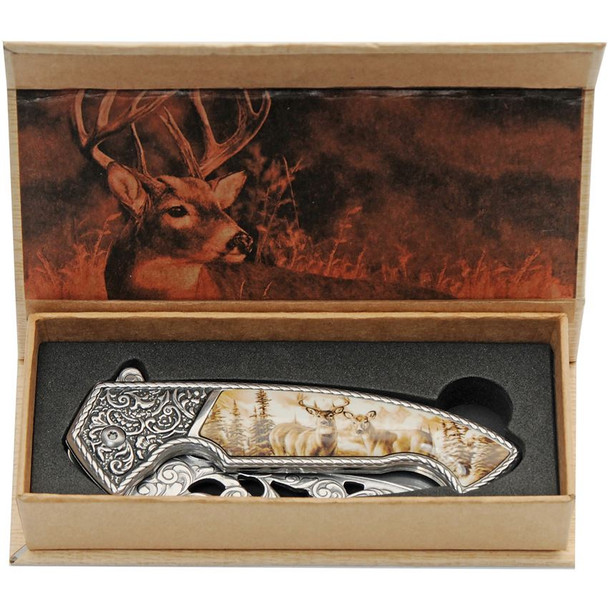Wilderness Collectible Framelock Pocket Knife