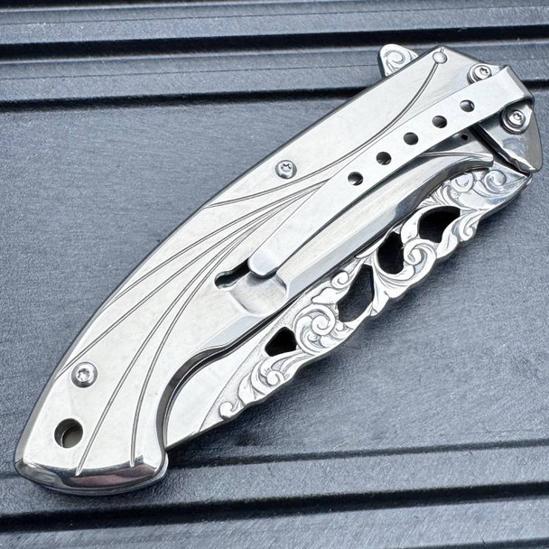 Wilderness Collectible Framelock Pocket Knife