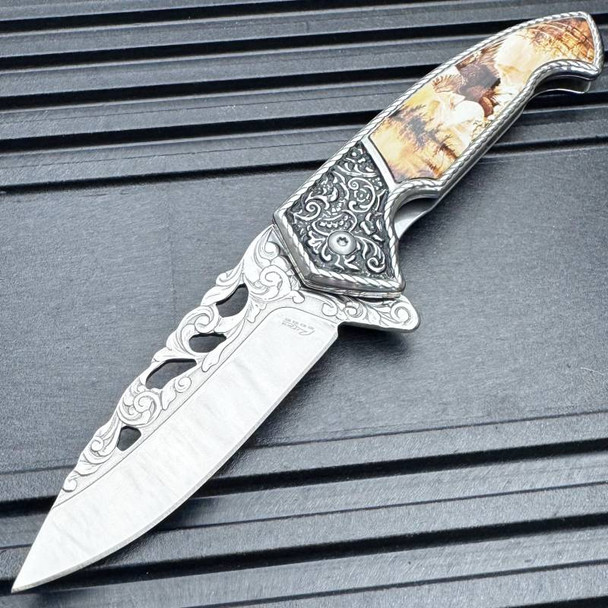 Wilderness Collectible Framelock Pocket Knife