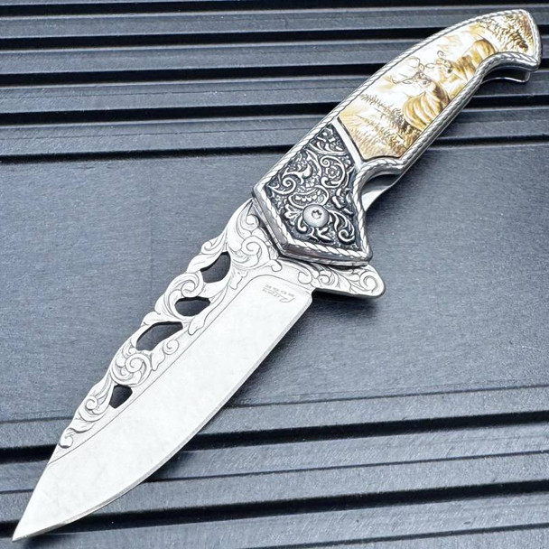 Wilderness Collectible Framelock Pocket Knife