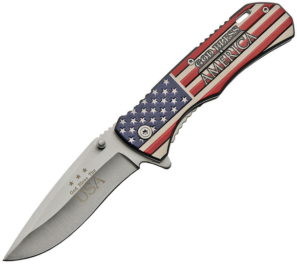 USA Flag America Design Pocket Knife