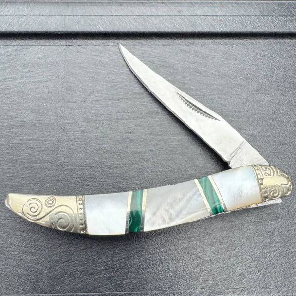 Toothpick Folding Knife Mother Of Pearl