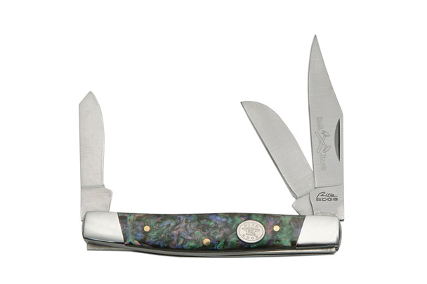 Rite Edge 3 Blade Large Stockman Pearl Hunting Pocket Knife