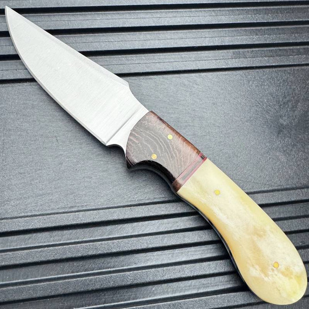 Fixed Blade Knife Camel Bone