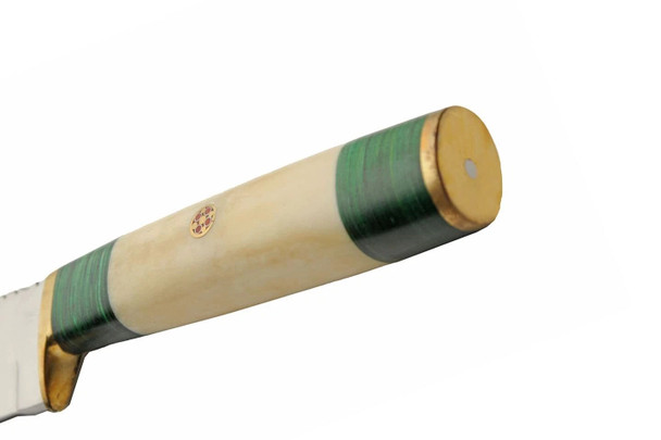 Green Mosiac Hunter Fixed Blade