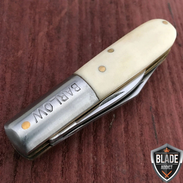 3.5" BARLOW TWO BLADE BONE TRAPPER FOLDING POCKET KNIFE