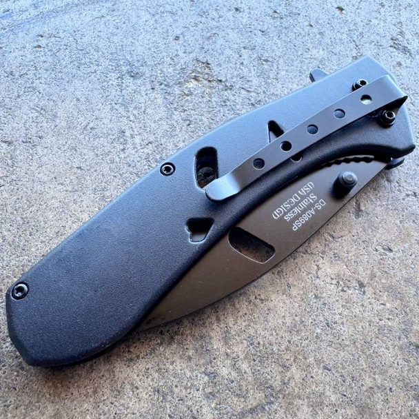 Dark Sides Punisher Spartan Pocket Knife
