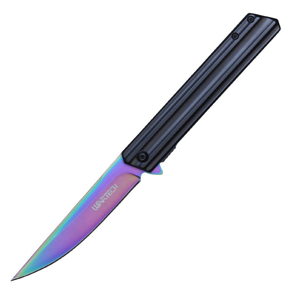 8.25" Drop Point Spring Assisted Pocket Knife
