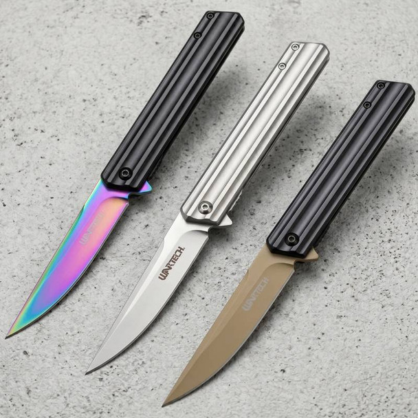 8.25" Drop Point Spring Assisted Pocket Knife