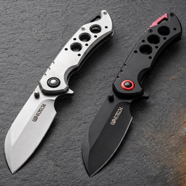 8" Wartech Sheepsfoot Cleaver Pocket Knife