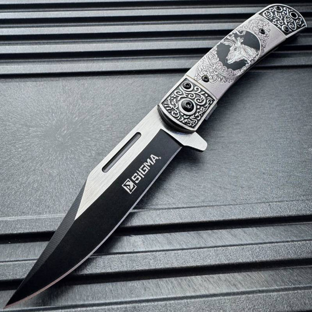 Classic Gentleman Pocket Knife (Deer or Bear)