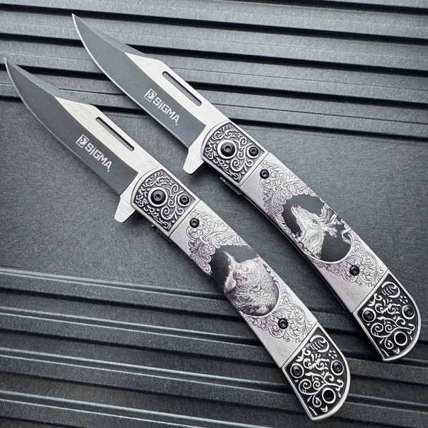 Classic Gentleman Pocket Knife (Deer or Bear)