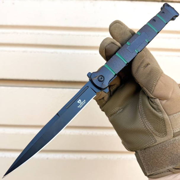 Snake Eye - Military Style Spring Assisted Folding Tactical Knife