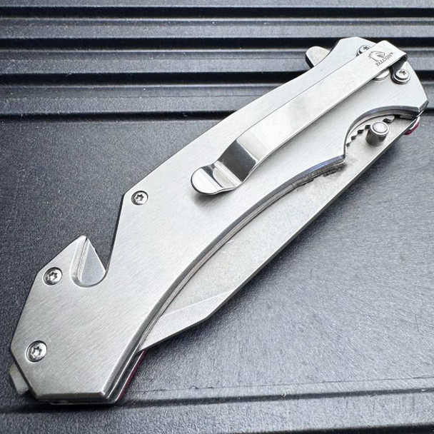 First Amendment Spring Assisted USA FLAG Folding Pocket Knife