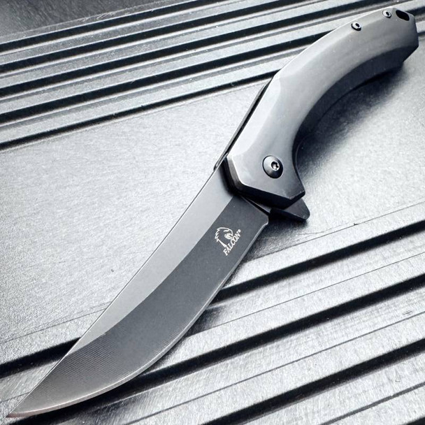 Falcon 8" EDC Everyday Carry Spring Assisted Pocket Knife