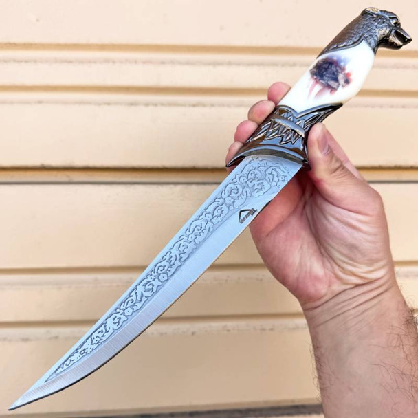 Unsharpened Wolf Dagger Style Blade (Choose An Option)