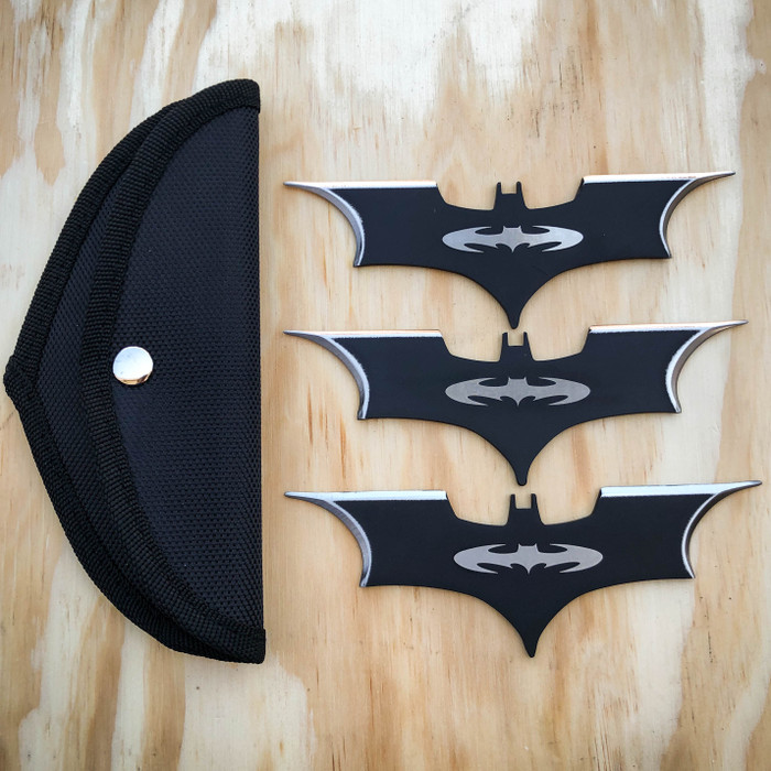 3PC Batman Batarang Throwing Knives - MEGAKNIFE