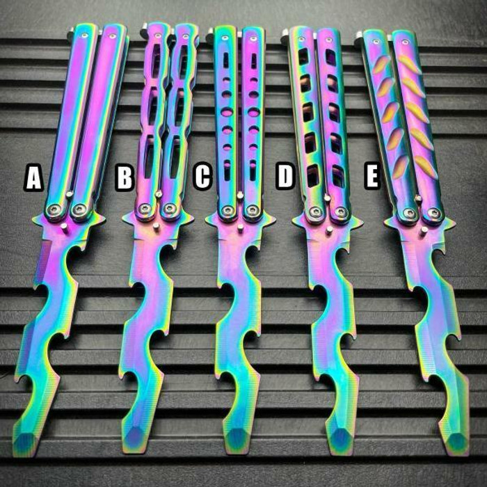 Stainless Steel knife butterfly Practice Butterfly Training butterfly knife  training gaming tool butterfly trainer tool-training butterfly knife- butterfly trainingbutterfly knife training - AliExpress