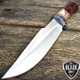 10.5" Stainless Steel Survival Skinning Hunting Knife Wood Handle Bowie Camping