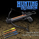 Powerful Tactical Crusader Hand Held Hunting Archery 50LB Pistol Crossbow Gun Cross Bow Arrows