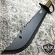 19.5" JUNGLE MACHETE HUNTING KNIFE MILITARY TACTICAL SURVIVAL SWORD Combat Camp