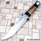 10.5" Stainless Steel Survival Skinning Hunting Knife Wood Bowie Camping Skinner