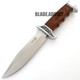 10" Full Tang Wood Fixed Blade Knife Hunting Skinning Survival Army Bowie