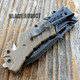 8" BALLISTIC Tactical Combat Spring Assisted Open Pocket Rescue Knife EDC