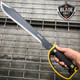 24" HUNTING SURVIVAL Sawback Military FULL TANG MACHETE Blade Knife SWORD